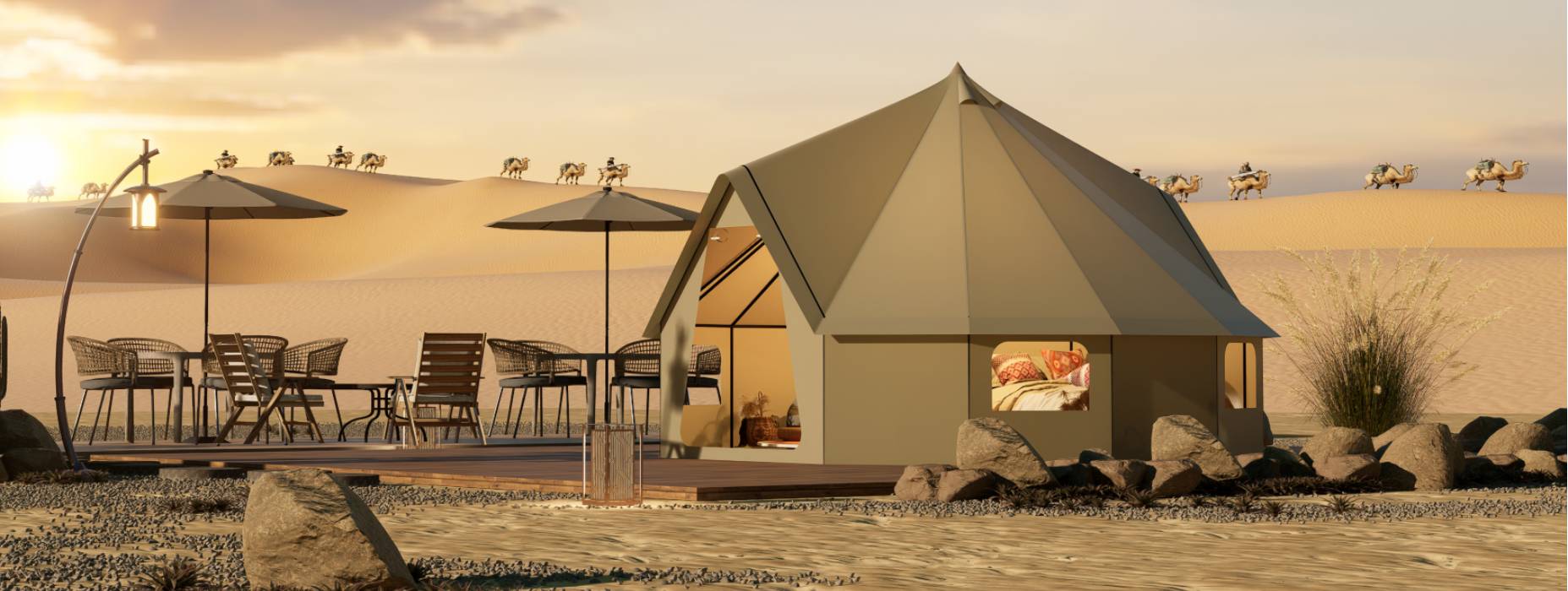 通道露营酒店帐篷产品