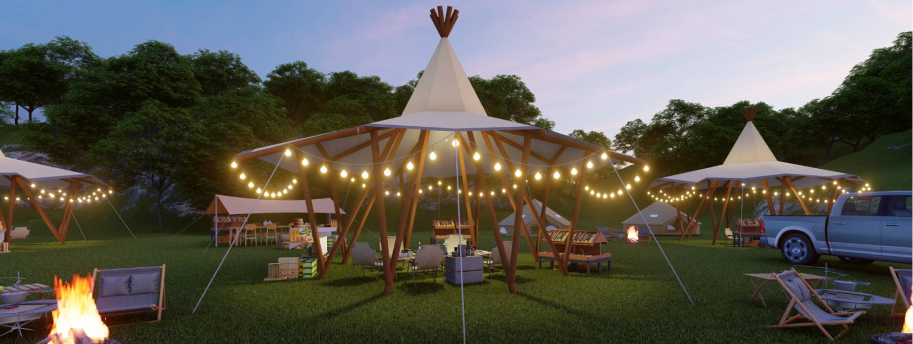 通道露营帐篷酒店厂家